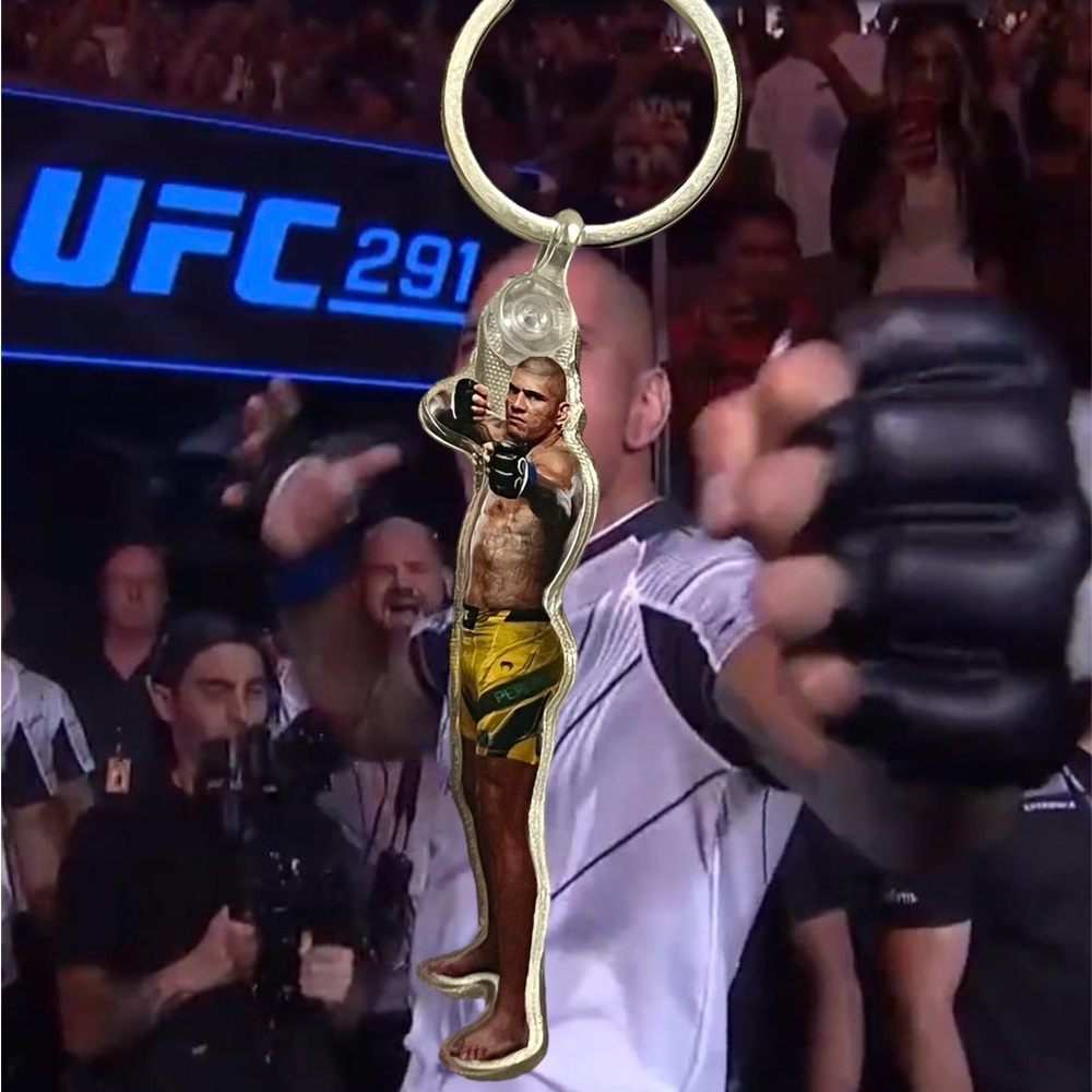 UFC 291  Alex Pereira Keychain